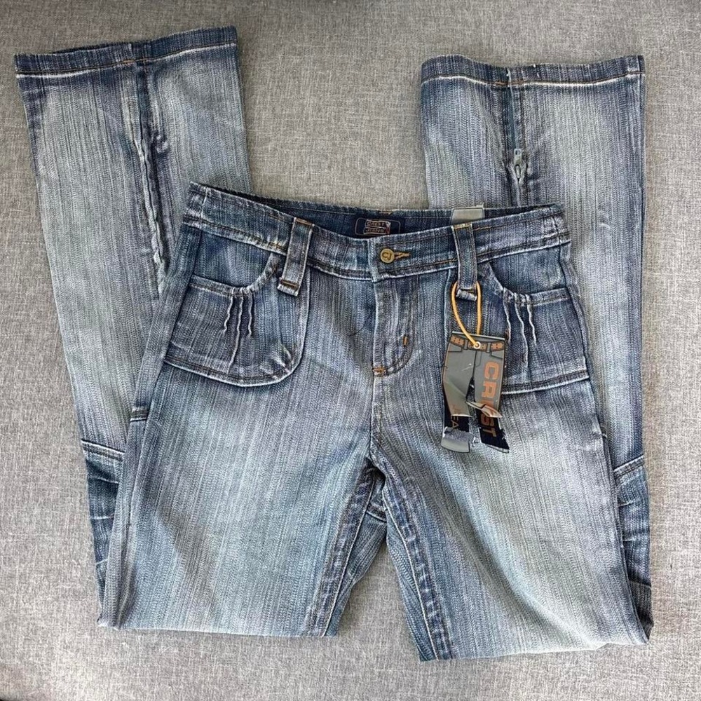 Y2K Crest Collection Carpenter Flare Jeans